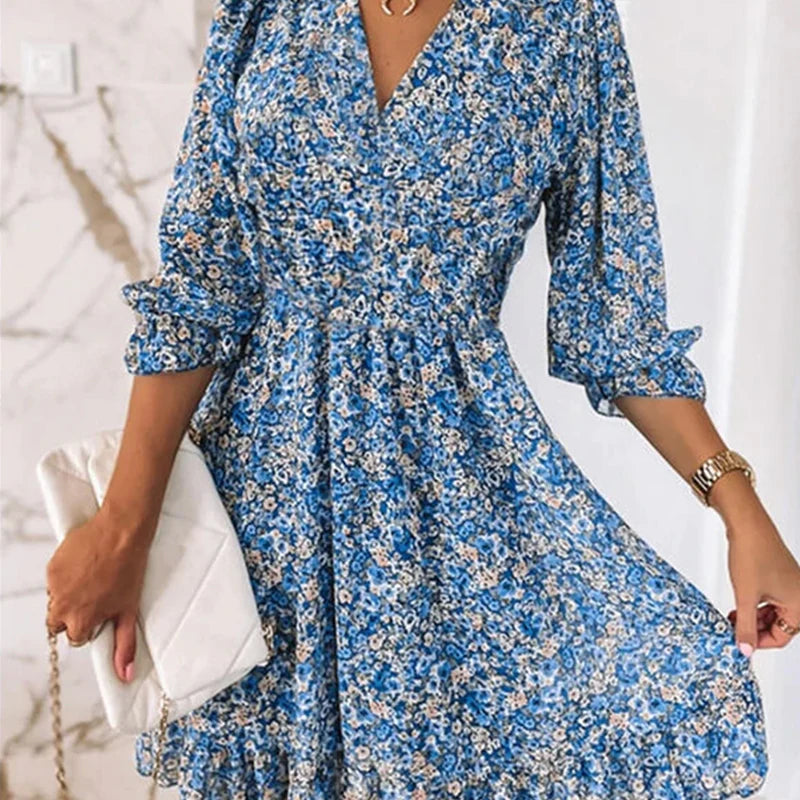 Laureen | Robe confortable à imprimé floral pour femme